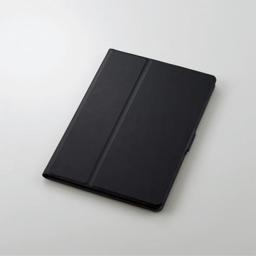エレコム ELECOM iPad 10.2インチ 第9/8/7世代 (2021/2020/2019年) ケース カバー 手帳型 フラップ ソフトレザー スリープ対応 マグネット 軽量 ブラック TB-A19RWVFUBK
