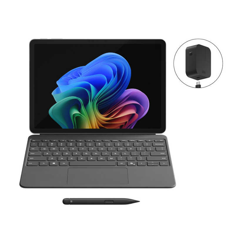 マイクロソフト Microsoft ノートPC Surface Pro 12 インチ Snapdragon X Plus プラチナ EP2-46399