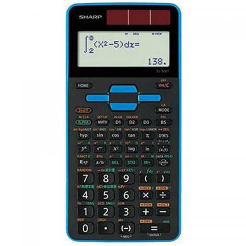 シャープ SHARP 関数電卓 スタンダードモデル ブルー EL-509T-AX