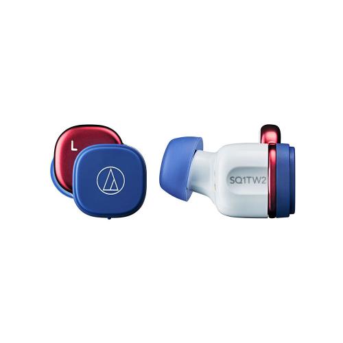 オーディオテクニカ audio-technica ワイヤレスイヤホン ネイビーレッド ATH-SQ1TW2-NRD