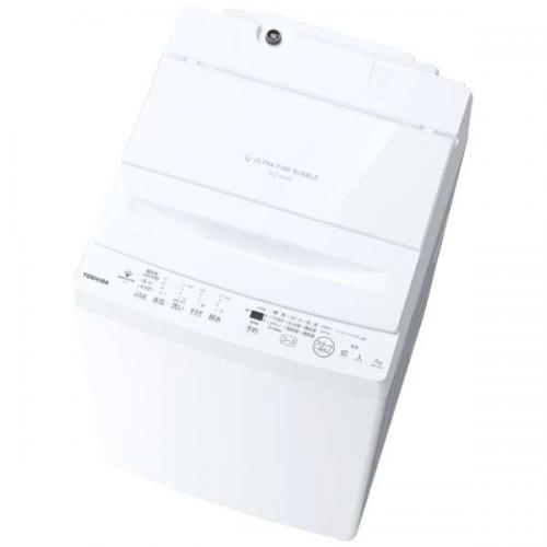 東芝 TOSHIBA 全自動洗濯機 ZABOON 洗濯7.0kg グランホワイト AW-7DH5-W (大型)