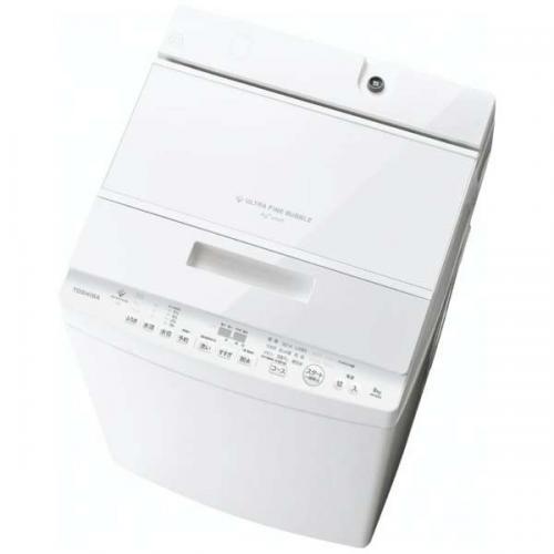 東芝 TOSHIBA 全自動洗濯機 ZABOON 洗濯8.0kg グランホワイト AW-8DH5-W (大型)