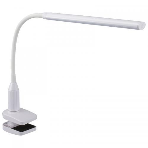 オーム電機 OHM LEDデスクランプ クランプタイプ ホワイト LTC-LS24-W