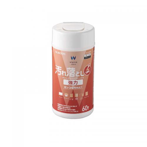 エレコム ELECOM 汚れ落とし 強力ウェットクリーニングティッシュ WC-JU60N2
