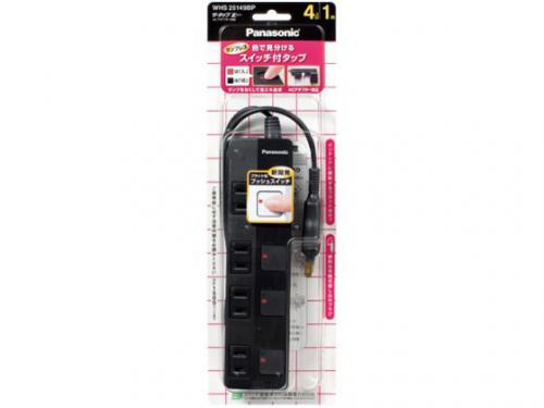 パナソニック Panasonic ケーブルタップ 4個口 1.0m WHS25149BP
