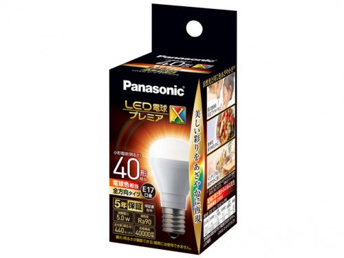 パナソニック Panasonic LED電球プレミアX 40形 E17 電球色 LDA7LGDSK6