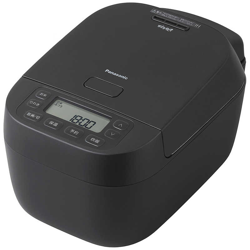 パナソニック Panasonic 炊飯器 5.5合 おどり炊き 可変圧力IHジャー 備長炭釜 ブラック SR-N310E-K