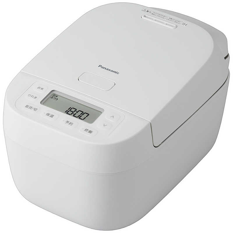 パナソニック Panasonic 炊飯器 5.5合 可変圧力IHジャー 備長炭釜 ホワイト SR-N210E-W