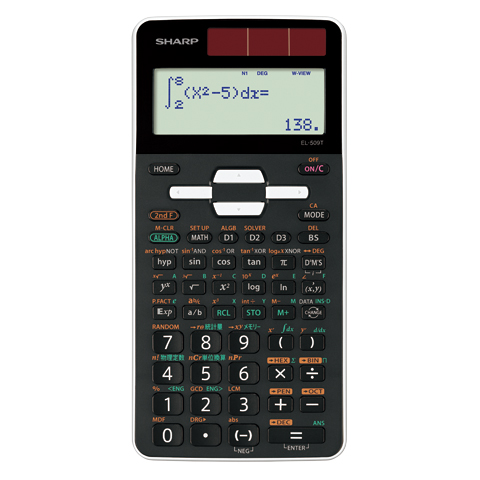 シャープ SHARP 関数電卓 スタンダードモデル ピタゴラス EL-509T-WX