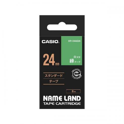 カシオ CASIO ネームランド 緑 XR-24AGN