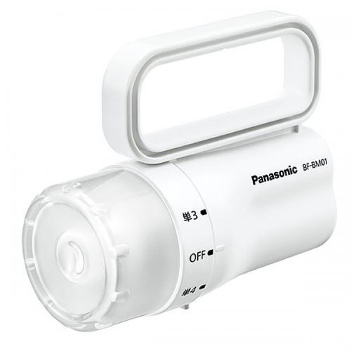 パナソニック Panasonic 懐中電灯 電池がどっちかライト ホワイト LED /単3乾電池×1 /防水 BF-BM01P-W