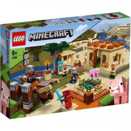 【アウトレット】レゴ (LEGO) おもちゃ マインクラフト イリジャーの襲撃 男の子 女の子 マイクラ Minecraft