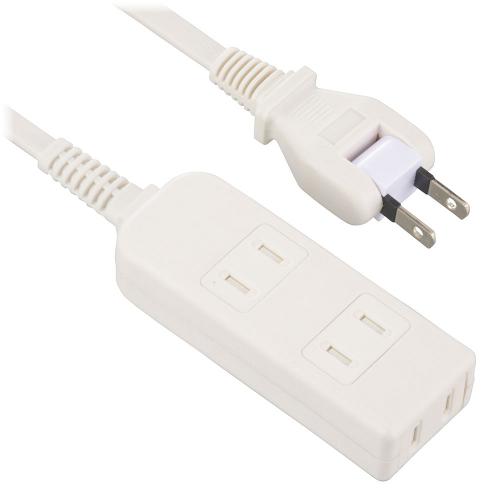 オーム電機 OHM 安全タップ 3個口 3m ホワイト HS-T33SFW-22