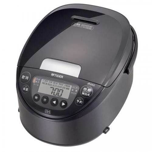 タイガー TIGER IH炊飯ジャー 5.5合炊き 炊きたて 遠赤黒厚釜 モーブブラック JPW-M100KV