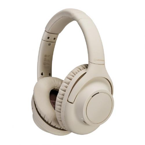 オーディオテクニカ audio-technica ワイヤレスヘッドホン ノイズキャンセリング Bluetooth対応 ベージュ ATH-S300BT-BG