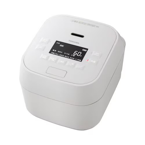 東芝 TOSHIBA 真空圧力IH炊飯器  炎匠炊き 5.5合炊き グランホワイト  RC-10MGX-W