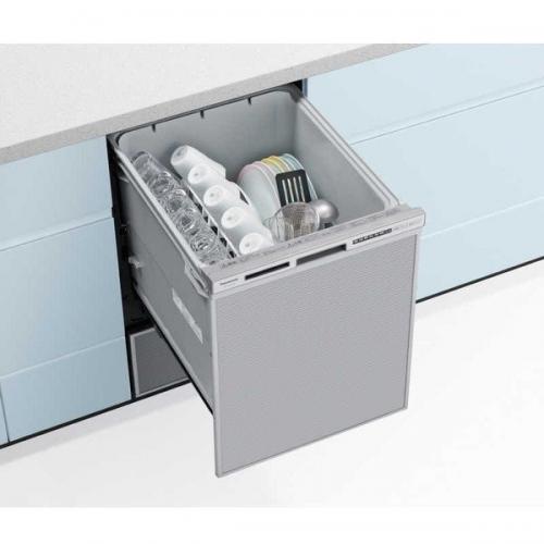 パナソニック Panasonic シルバー R9シリーズ ビルトイン食器洗い乾燥機 スライドオープン 6人用 NP-45RD9S