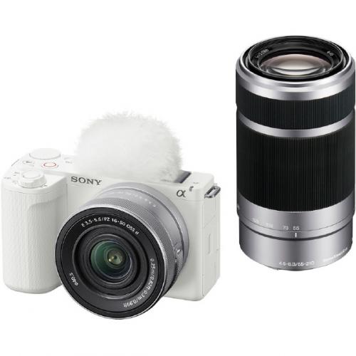ソニー SONY ミラーレス一眼カメラ VLOGCAM ZV-E10 II ダブルズームレンズキット ホワイト ZV-E10M2X-W
