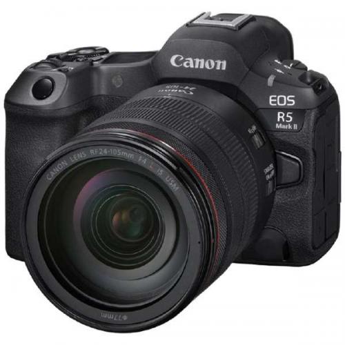 キヤノン CANON ミラーレス一眼カメラ EOS R5 Mark II・RF24-105L IS USM レンズキット  ブラック EOSR5MK224105USM