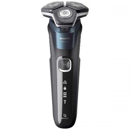 フィリップス PHILIPS メンズシェーバー 5000シリーズ 回転式 自動洗浄機付き お風呂剃り対応 SkinIQ テクノロジー搭載 エレクトリックブルー S588960