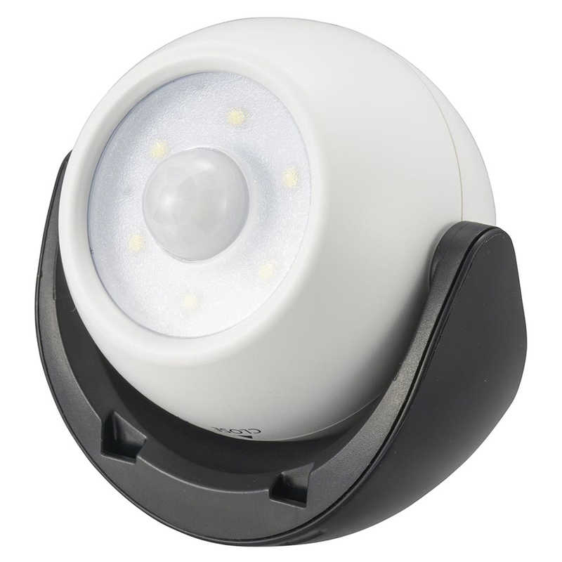 【決算20%オフクーポン対象商品】オーム電機 LEDセンサーライト乾電池式100ルーメン ［白色 /乾電池式］ NIT-BLA100JM-3W