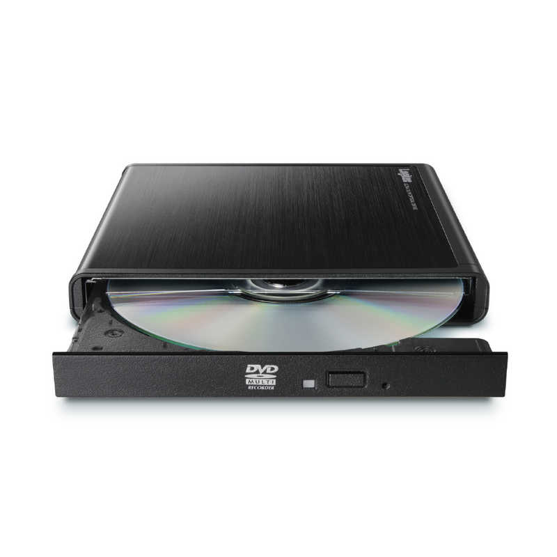 ロジテック Logitec USB-A ポータブルDVDドライブ(再生/編集/書き込み) ブラック LDR-PMM8U2VBK