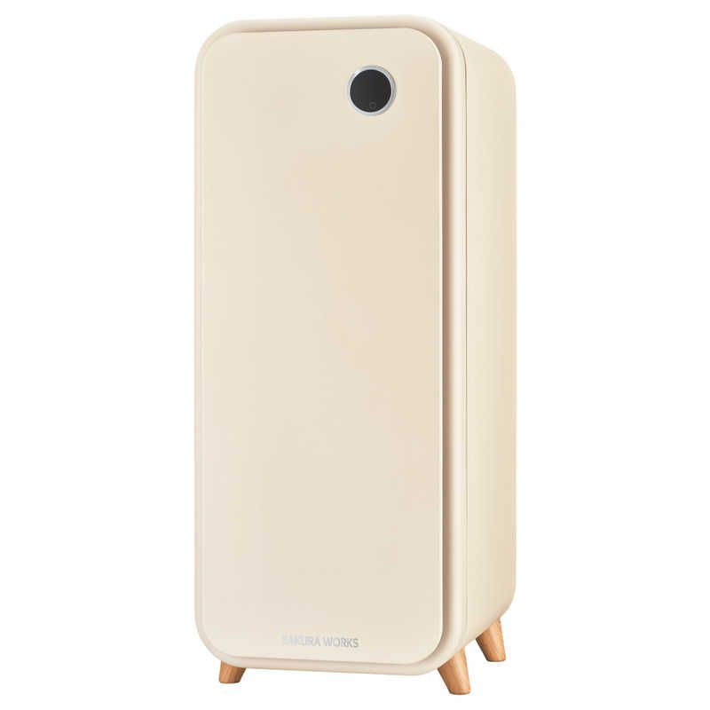 【決算20%オフクーポン対象商品】サクラワークス SAKURA WORKS 冷蔵庫 1ドア 48L ベージュ BSJ15-BG(大型）