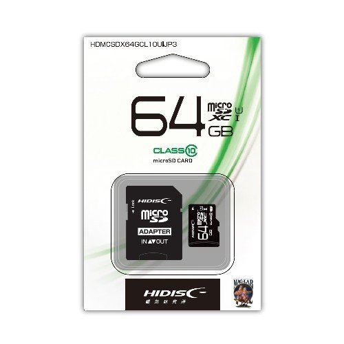 【決算50%オフクーポン対象商品】ハイディスク HDMCSDX64GCL10UIJP3 [64GB]