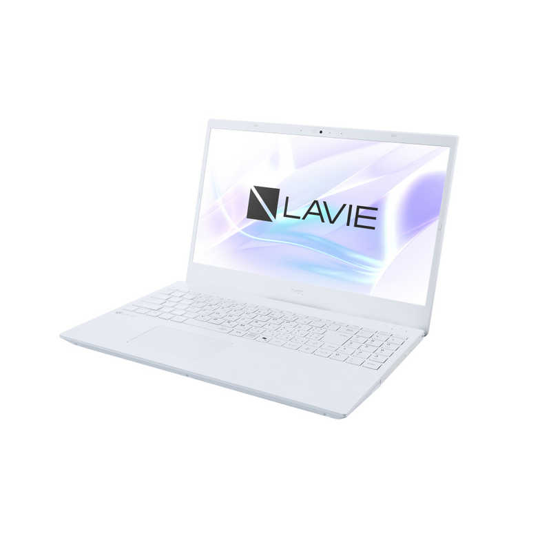 エヌイーシー NEC ノートパソコン LAVIE 15.6型 Core i7 メモリ16GB SSD256GB パールホワイト PC-N157CLAW