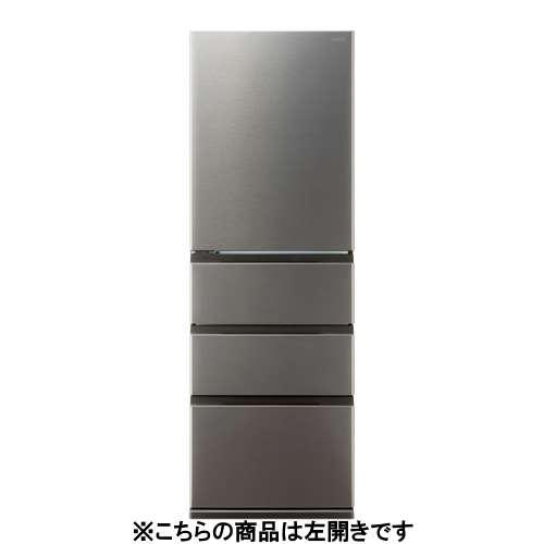 アクア AQUA 冷蔵庫 362L 4ドア 左開き ブライトダークシルバー AQR-36AL-DS（大型）