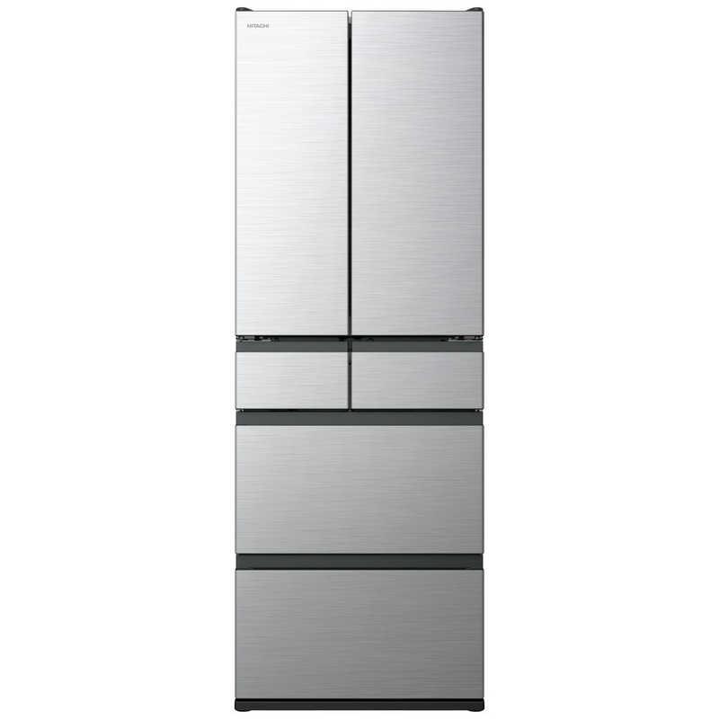 日立 HITACHI 冷蔵庫 485L 6ドア ライトシルバー R-H49Y-S（大型）