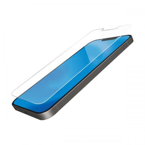 エレコム ELECOM iPhone 14 用 ガラスフィルム 高透明 ブルーライトカット iPhone14 / iPhone13 / iPhone13 Pro 6.1インチ ガラス 液晶 保護フィルム PM-A22AFLGGBL
