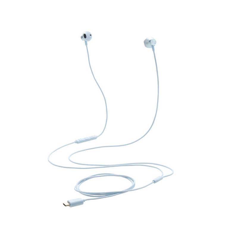 エレコム　高耐久 デジタル式USB Type-C(TM)ヘッドホン インナーイヤー型 EHP-DF13IMBU