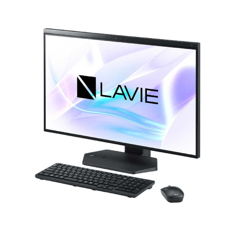 NEC 27型高性能デスクトップ LAVIE A27 ファインブラック PC-A2795LAB-B