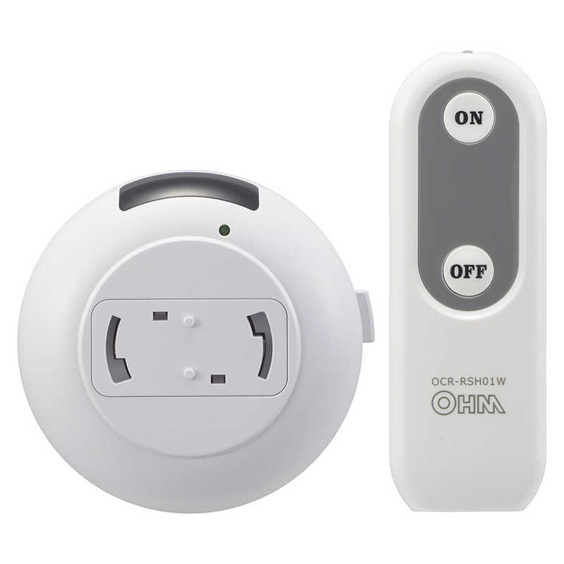 オーム電機 リモコンスイッチペンダント型照明専用 OCR-RSH01W