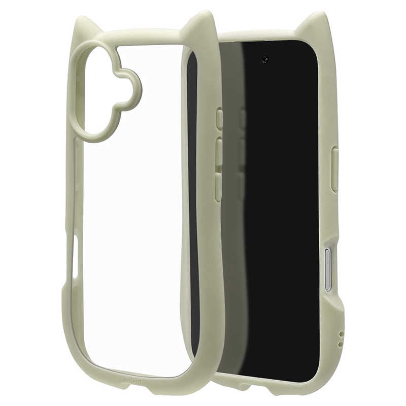 ラスタバナナ iPhone 17ケース mimi 猫耳 TPU×PC ミント 9163IP5AHPMT