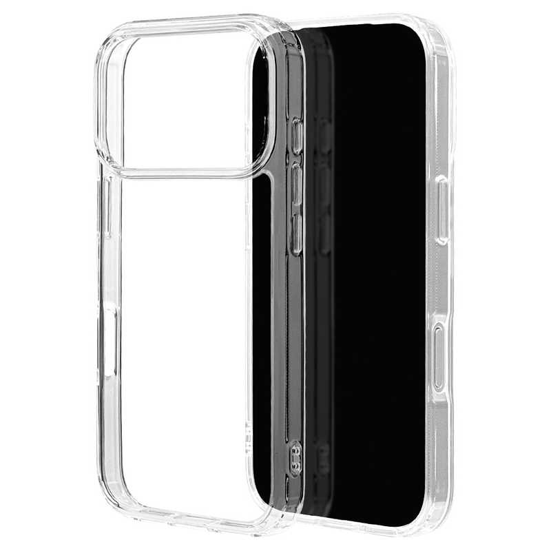 ラスタバナナ iPhone17 Pro用ハイブリッドケース TPU×PC クリア 8993IP5BHPCL