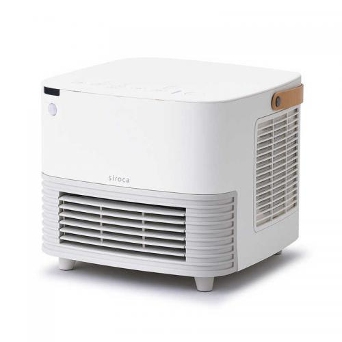 シロカ SIROCA 人感センサー付きセラミックファンヒーター ポカCUBE ホワイト 人感センサー付き SH-CF151W