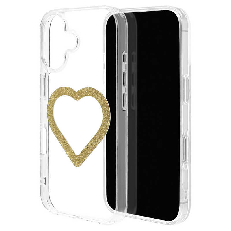 ラスタバナナ iPhone17用 MIGNU ハイブリッドケース 磁力充電対応 ラメゴールド 8944IP5AHPMGD