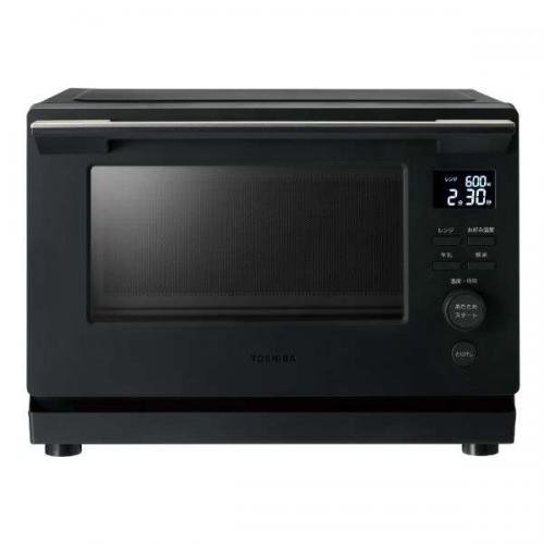 東芝 TOSHIBA 単機能レンジ フラットタイプ 縦開き 23L ヘルツフリー ブラック ER-S10A-K