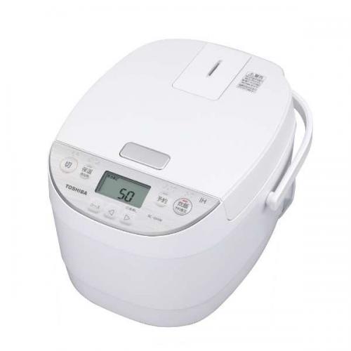 東芝 TOSHIBA IH炊飯器 5.5合炊き 備長炭ダイヤモンド釜 ホワイト RC-10HW-W