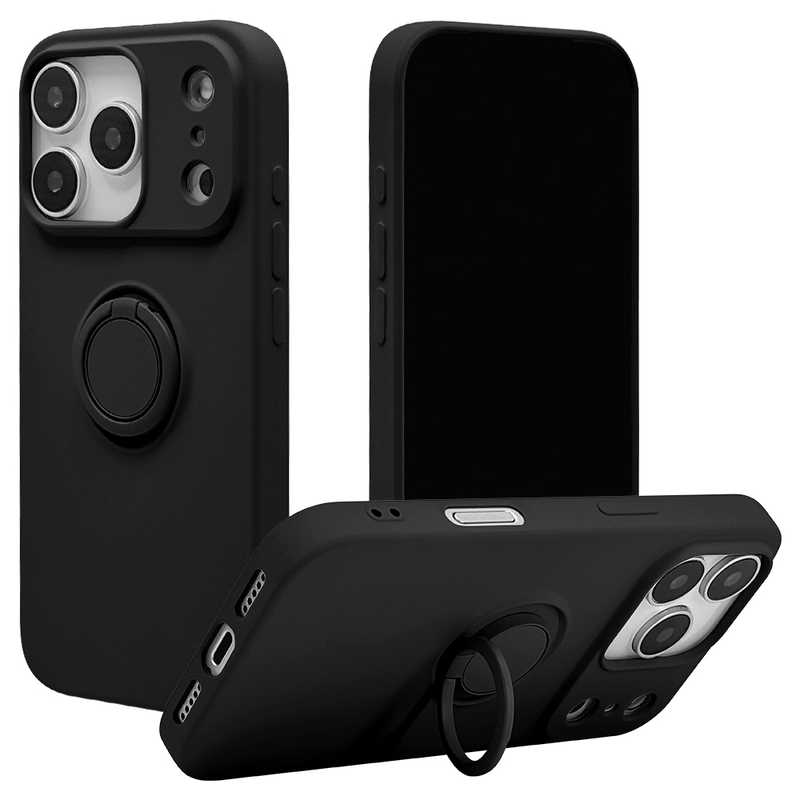 ラスタバナナ iPhone 17 Proケース TPUリング BK ブラック 9035IP5BTPRBK