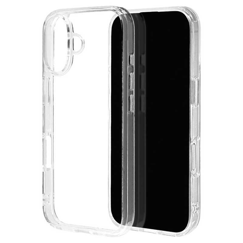 ラスタバナナ iPhone 17ケース ハイブリッド TPU×GLASS 10H クリア 8884IP5AHGCL