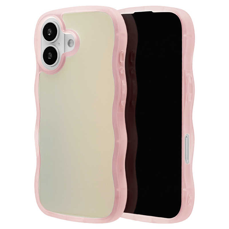 ラスタバナナ iPhone 17ケース my.DECOR wave ハイブリッド ホログラム ピンク 8956IP5AHPPK