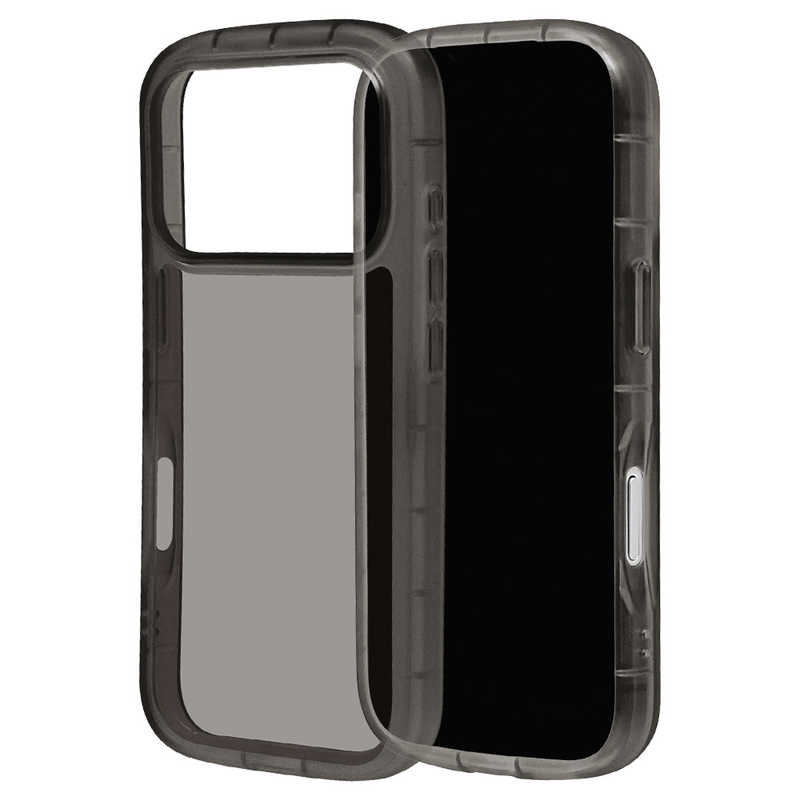 ラスタバナナ iPhone17 Pro用FLUFFY SHAPE TPUケース ブラック 9029IP5BTPBK