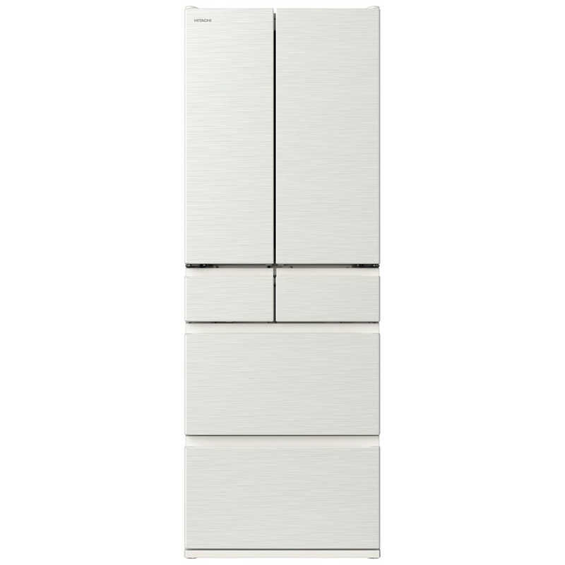 日立 HITACHI 冷蔵庫 485L 6ドア ピュアホワイト R-H49X-W（大型）