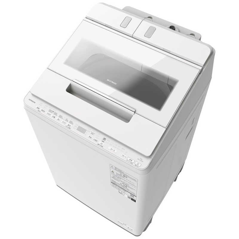 日立 HITACHI 全自動洗濯機 ビートウォッシュ 12kg 液体洗剤・柔軟剤自動投入 ホワイト BW-X120M-W（大型）