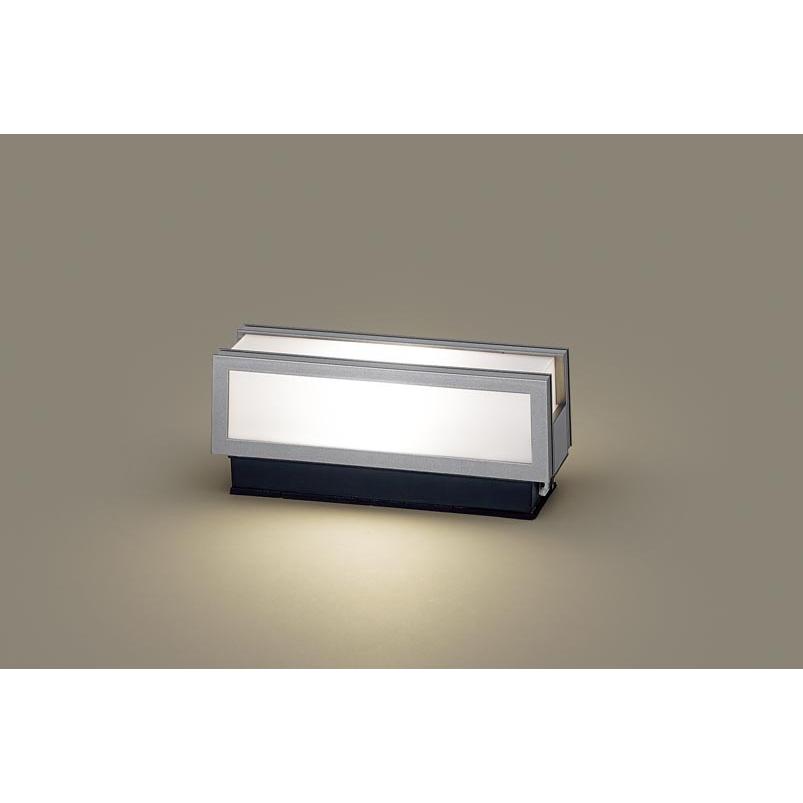 パナソニック Panasonic LED門柱灯 明るさセンサ付 防雨型 白熱電球40形1灯器具相当 電球色 シルバーメタリック LGWJ56009SU