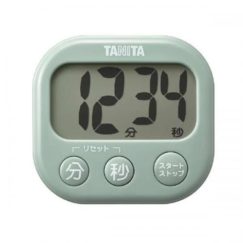 タニタ TANITA デジタルタイマー セージグリーン 抗菌 SIAA認証 TD-429-GR