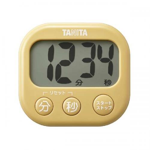 タニタ TANITA デジタルタイマー マスタードイエロー 抗菌 SIAA認証 TD-429-YL